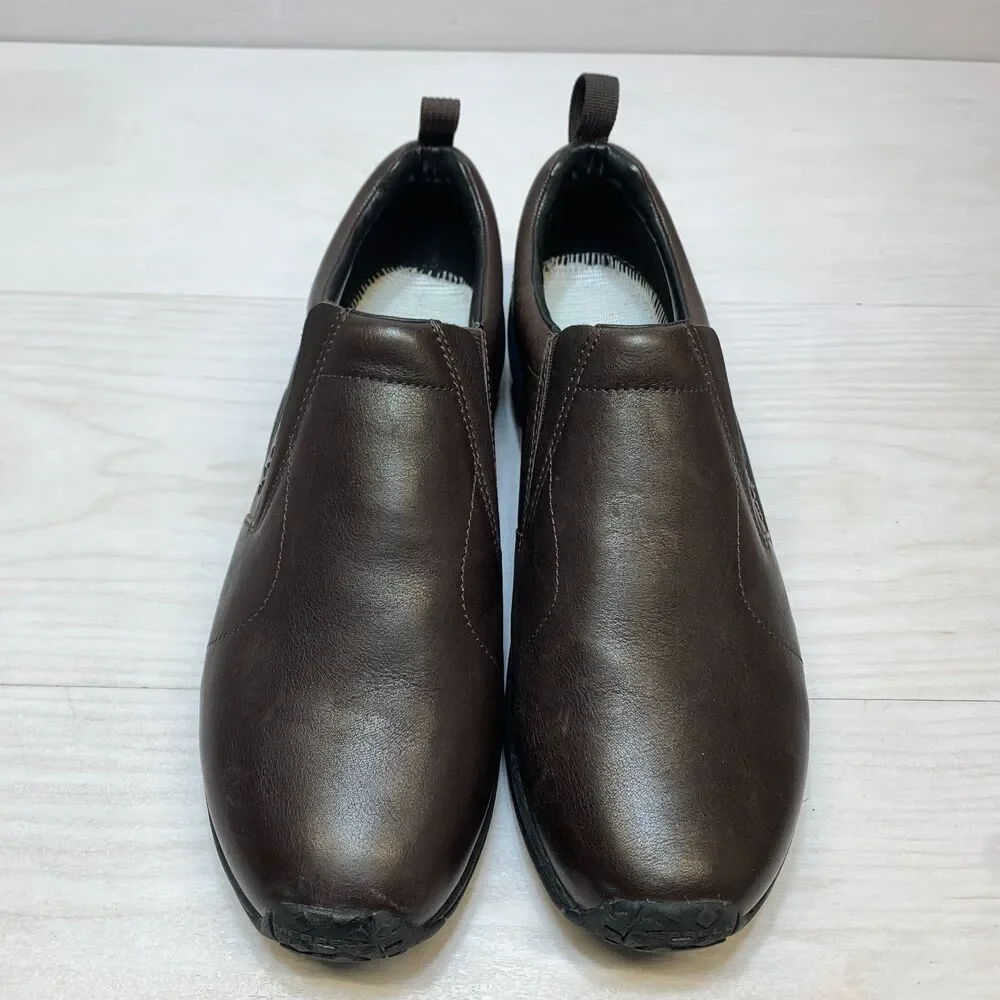 Merrell Jungle Moc Casual Shoes Men's Size 13 Brown Leather Comfort Slip On - Picture 6 of 8
